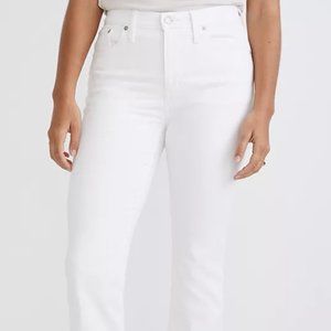 Madewell White Classic Straight Jean Size 23